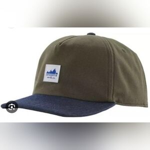 Patagonia Olive Green Cap with Navy Brim